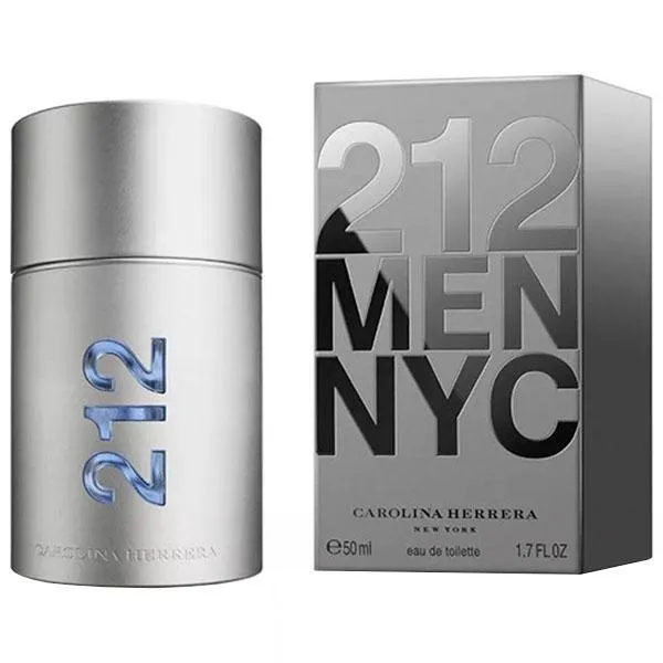 Foto do Produto Perfume Masculino Carolina Herrera 212 MEN NYC EDT 50 ml