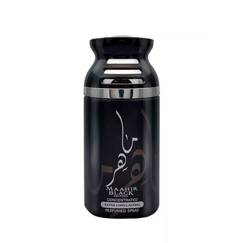 Foto do Produto LATTAFA MAAHIR BLACK DESODORANTE 250ML