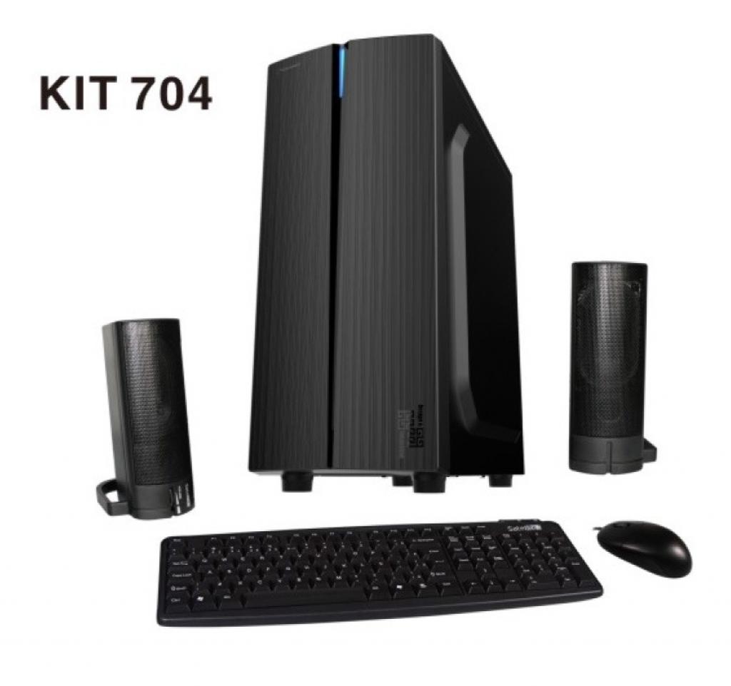 Foto do Produto Kit Gabinete Satellite K-704 Espanhol Preto