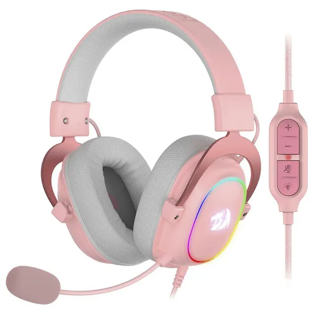 Foto do Produto REDRAGON AURICULAR H510P-RGB ZEUS X PINK