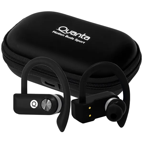 Foto do Produto Fone de Ouvido Sem Fio Quanta Motion Buds Sport QTFOE10 - Preto