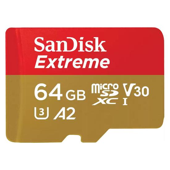 Foto do Produto Cartão de Memória Sandisk Extreme Micro SDXC 64GB 170MB/s