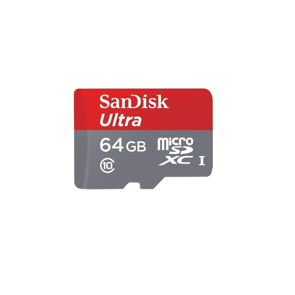 Foto do Produto Cartão de Memória SanDisk Ultra Micro SDXC 64 GB 100MB/s - SDSQUNR-064G-GN3MA