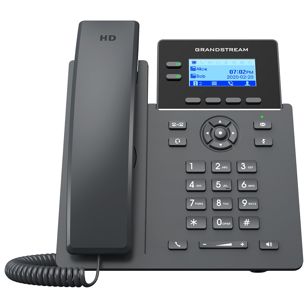 Foto do Produto GRANDSTREAM GRP 2602 IP PHONE 2 LINHAS 5*CONFERENCIA EHS