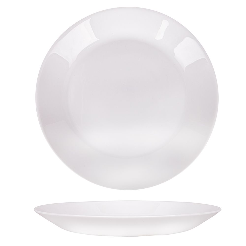 Foto do Produto PLATO PLAYO DE VIDRIO BLANCO 21CM.