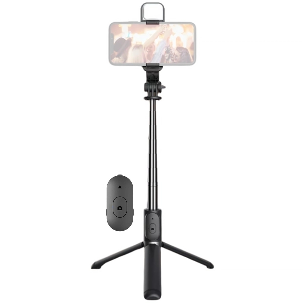 Foto do Produto Bastão para Selfie Mox MO-SS26 Bluetooth com LED - Black