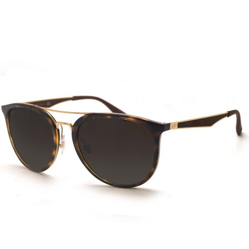 Foto do Produto Óculos de Sol Ray-Ban RB4285 710/71, Unissex, Tamanho 55-20-145 3N, Metal - Marrom