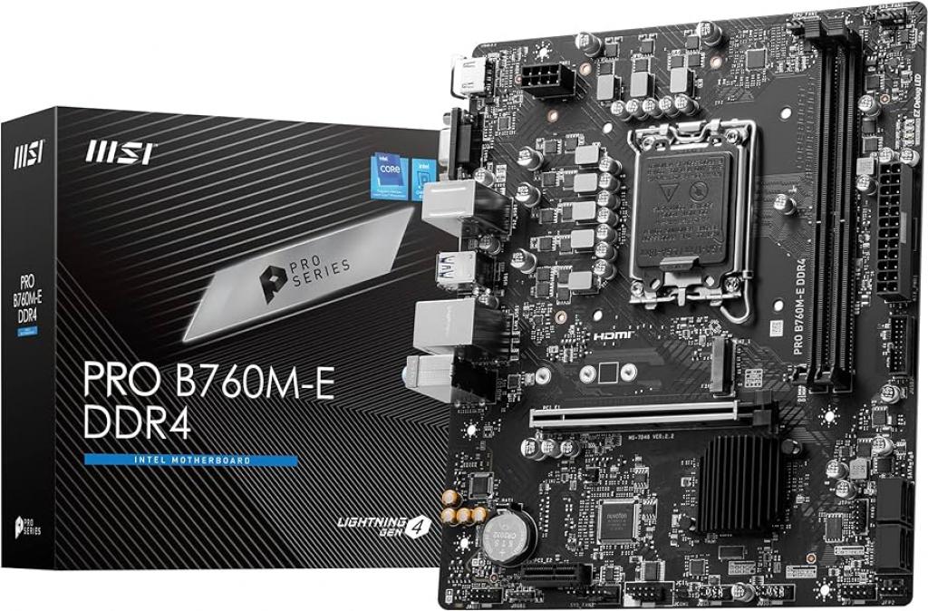 Foto do Produto Placa Mae Intel (1700) Msi B760M-E Pro DDR4
