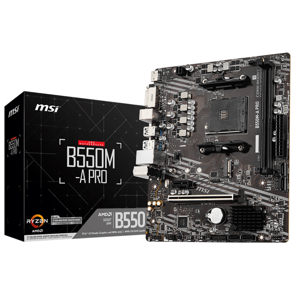 Foto do Produto Placa Mae MSI B550M-A PRO Socket AM4 / DDR4