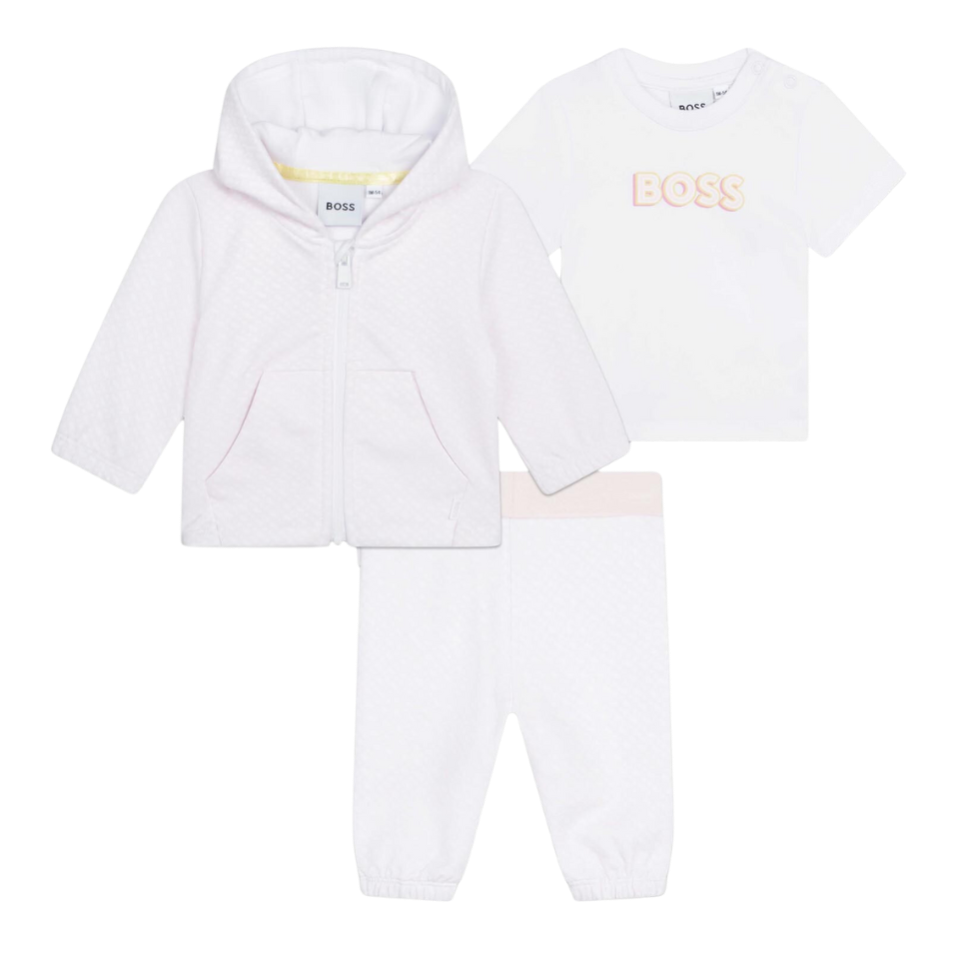 Foto do Produto CONJUNTO BOSS KIDS J98402 ROSA CLARO