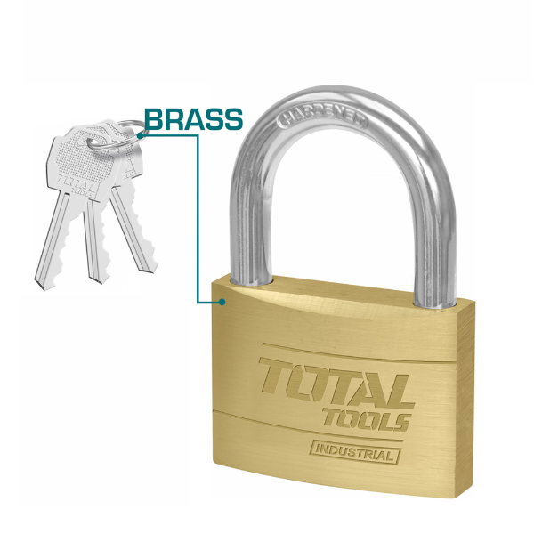 Foto do Produto Cadeado de Segurança Total TKL32502 / 50MM / 270G Com 3 Chaves