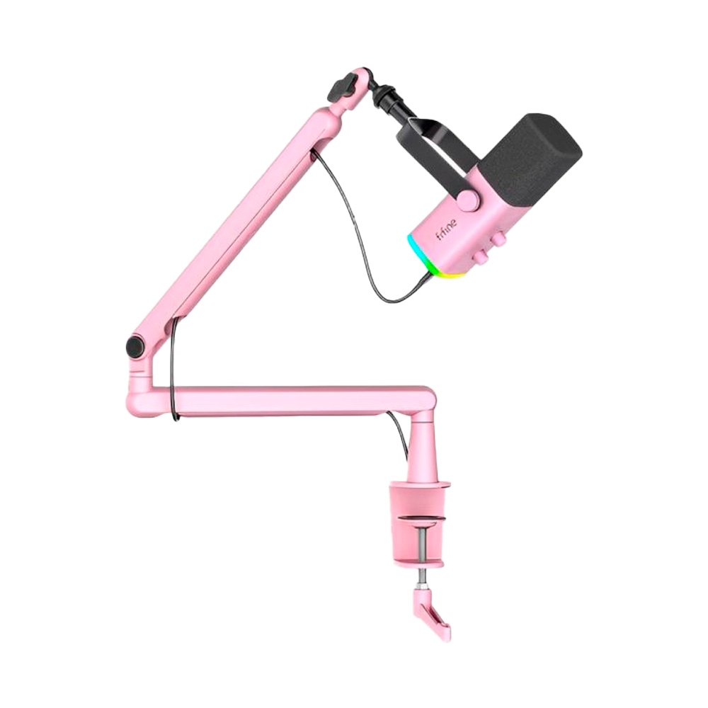 Foto do Produto Microfone Fifine Tam8 - Kit/RGB - USB-C/XRL - Condensador Cardioide - Pink