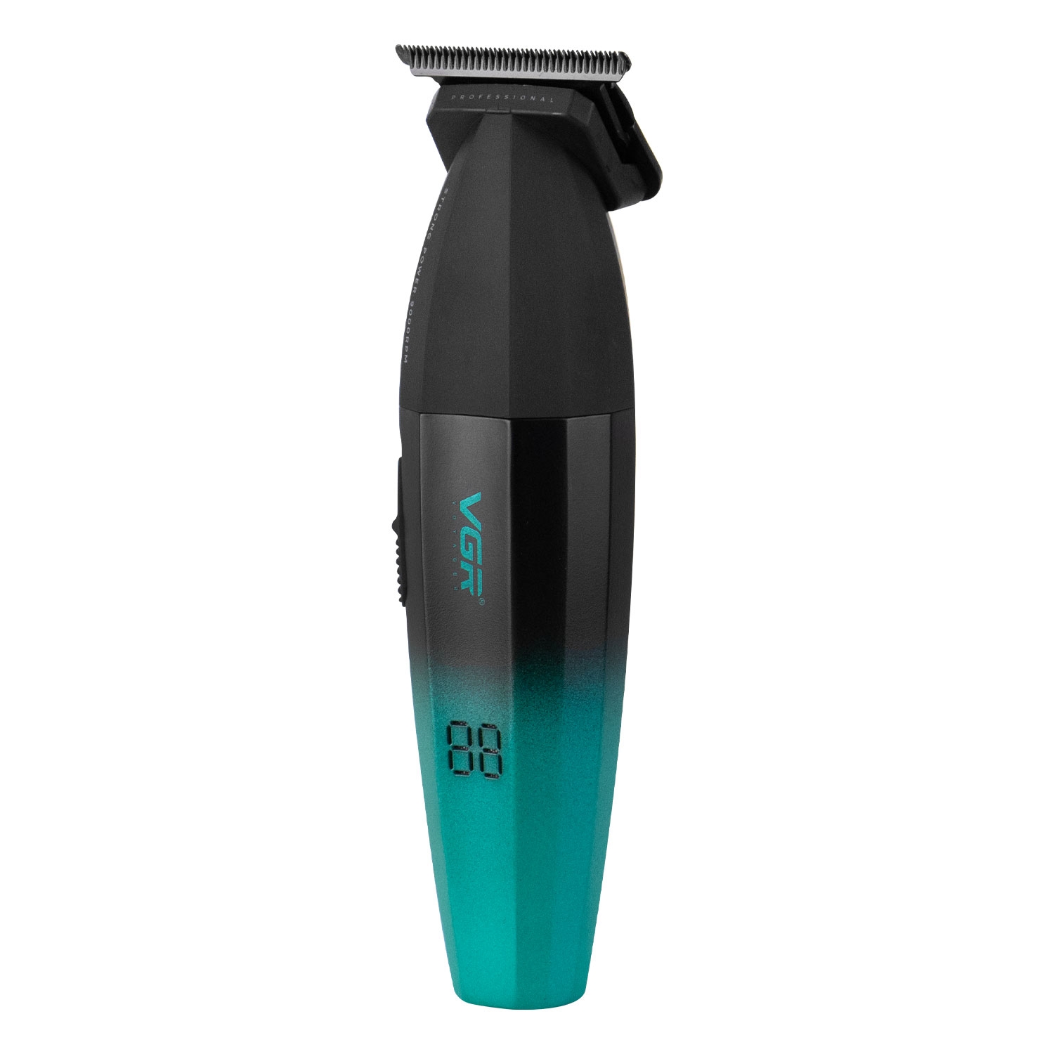 Foto do Produto Máquina de Cortar Cabelo VGR Voyager Professional Hair Trimmer V-906 - Recarregável - BiVolt - Preto/verde