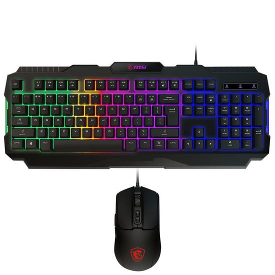 Foto do Produto Teclado MSI Forge GK100 USB Com Mouse