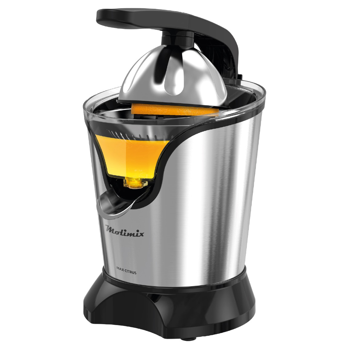 Foto do Produto Espremedor Elétrico de Laranja Molimix Max Citrus MEI-300 - 300W - 450ml - 220V - Prata