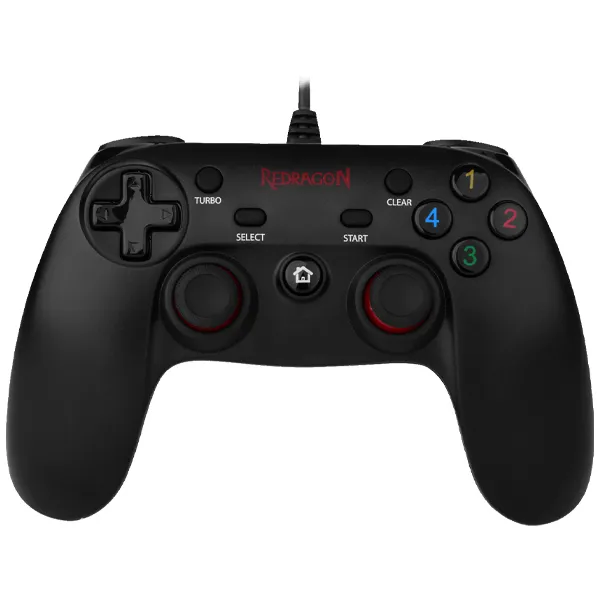 Foto do Produto Controle Redragon Saturn G807 para PlayStation 3 e PC - Preto