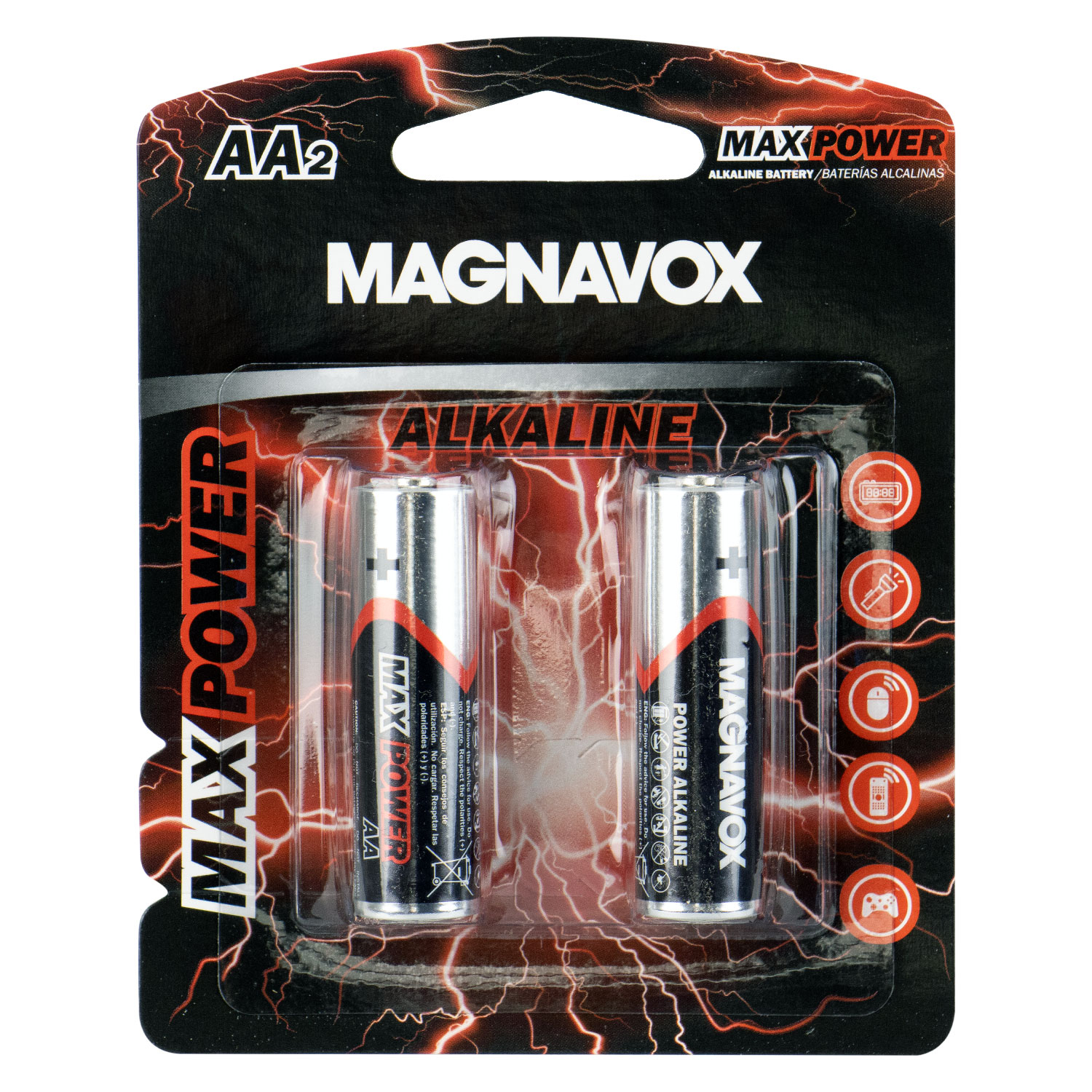 Foto do Produto Pilhas Magnavox MPO5211/MO - AA - 2 Unidades