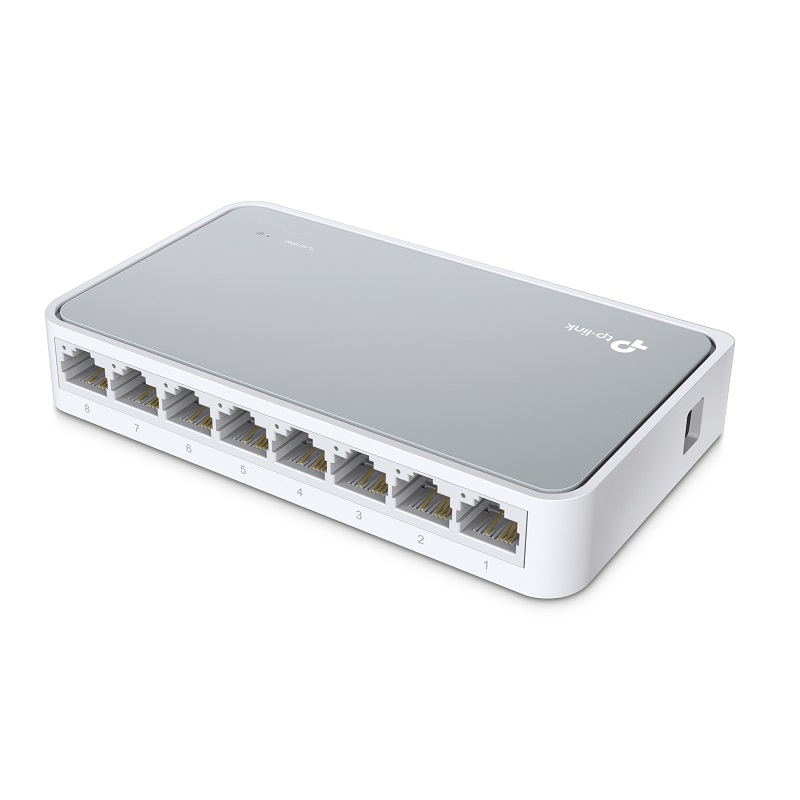 Foto do Produto TP-LINK HUB SWITCH 08P TL-SF1008D 8*10/100MBPS