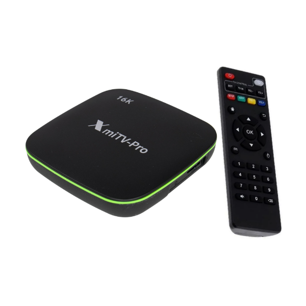 Foto do Produto Receptor TV Box Xmitv-Pro 8D 16K 16GB+128GB Android 12.1 - Preto