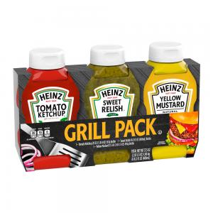 Foto do Produto Kit Heinz Picnic Pack 1 Ketchup+1 Mostarda+1 Relish Pepino