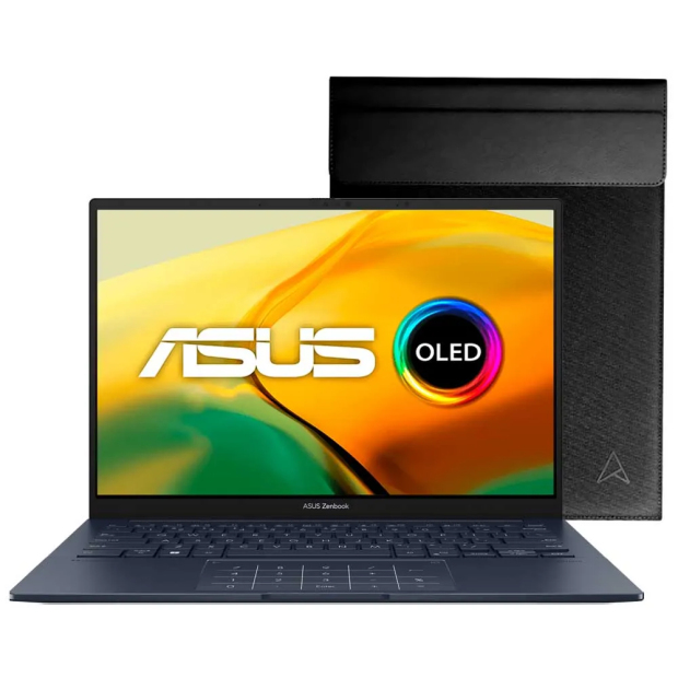 Foto do Produto NB ASUS ZEN CI9 UX3405MA-PZ670W/14/32/512/ES/FUNDA