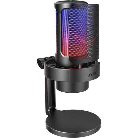 Foto do Produto Microfone Fifine A8 RGB USB
