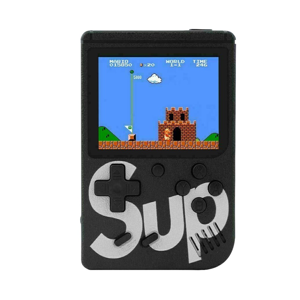 Foto do Produto Mini Console Retro Game Box Sup Plus 400 em 1 - Black