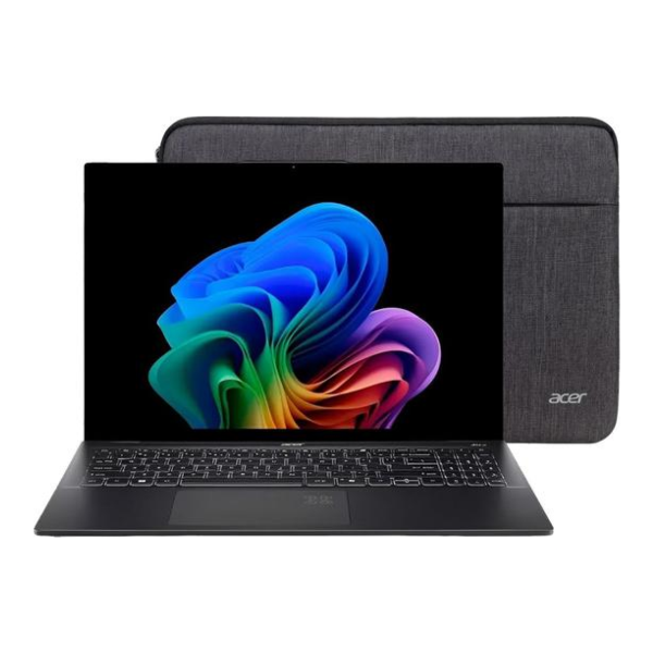 Foto do Produto NB ACER SWIFT GO 16 SF16-51T-76TG ULTRA 7-256V 2.2GHZ/ 16GB/ 1TB SSD/ 16" TOUCH OLED WUXGA/ BACKLIT KEYBOARD/ ICE BLACK/ W11H