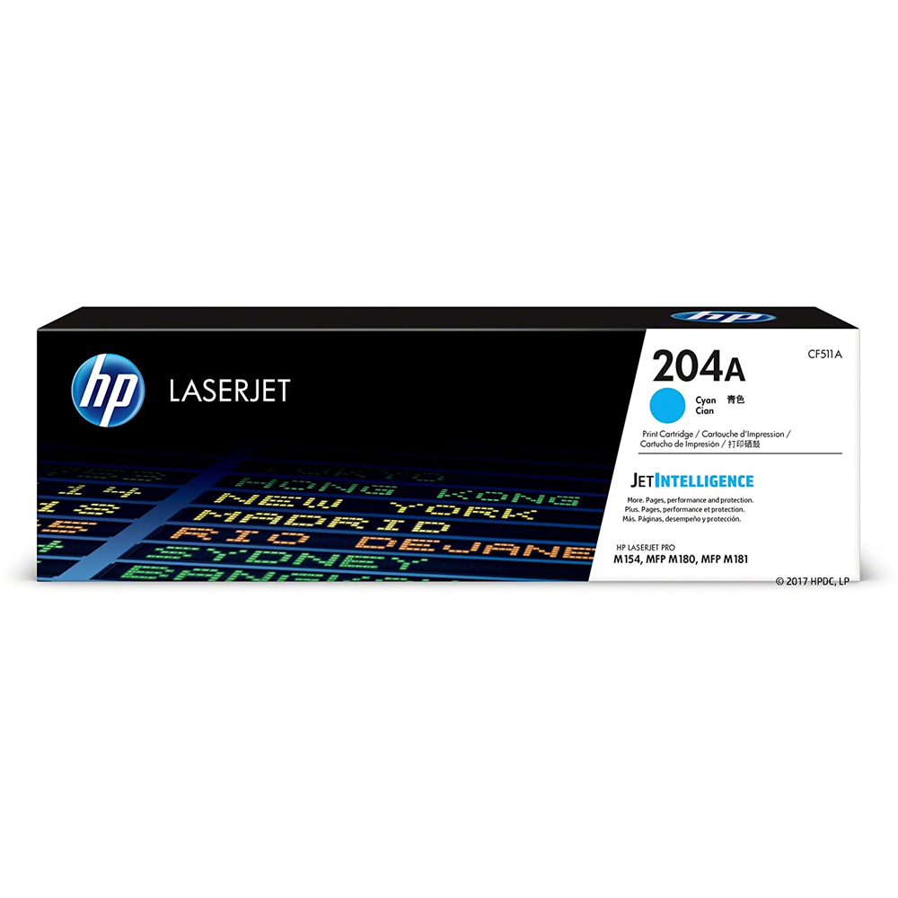Foto do Produto Toner HP 204A Cyan - CF511A