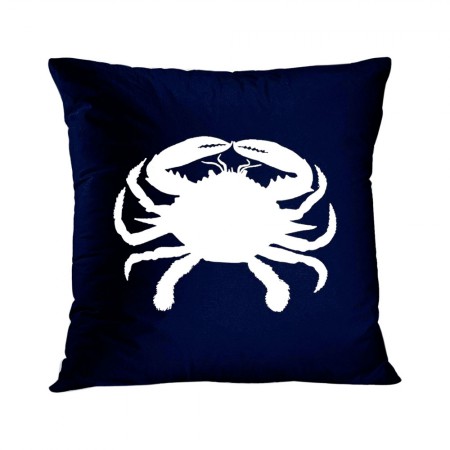 Foto do Produto Capa de Almofada Caranguejo Azul Escuro