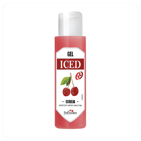 Foto do Produto HOTFLOWERS GEL ICED AROMATIZANTE CORPORAL 35ML EFEITO FRIO CEREJA