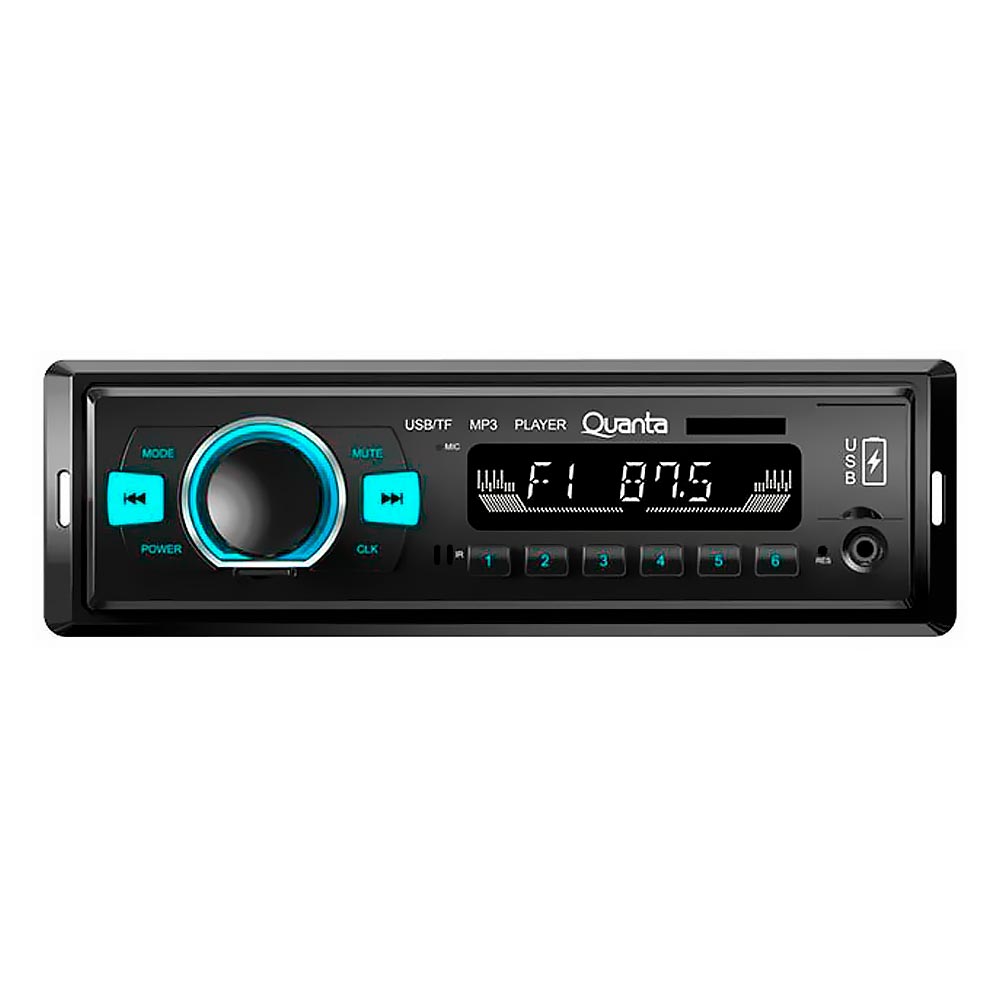 Foto do Produto Toca Radio Quanta QTRRA72 Bluetooth / FM / USB / SD