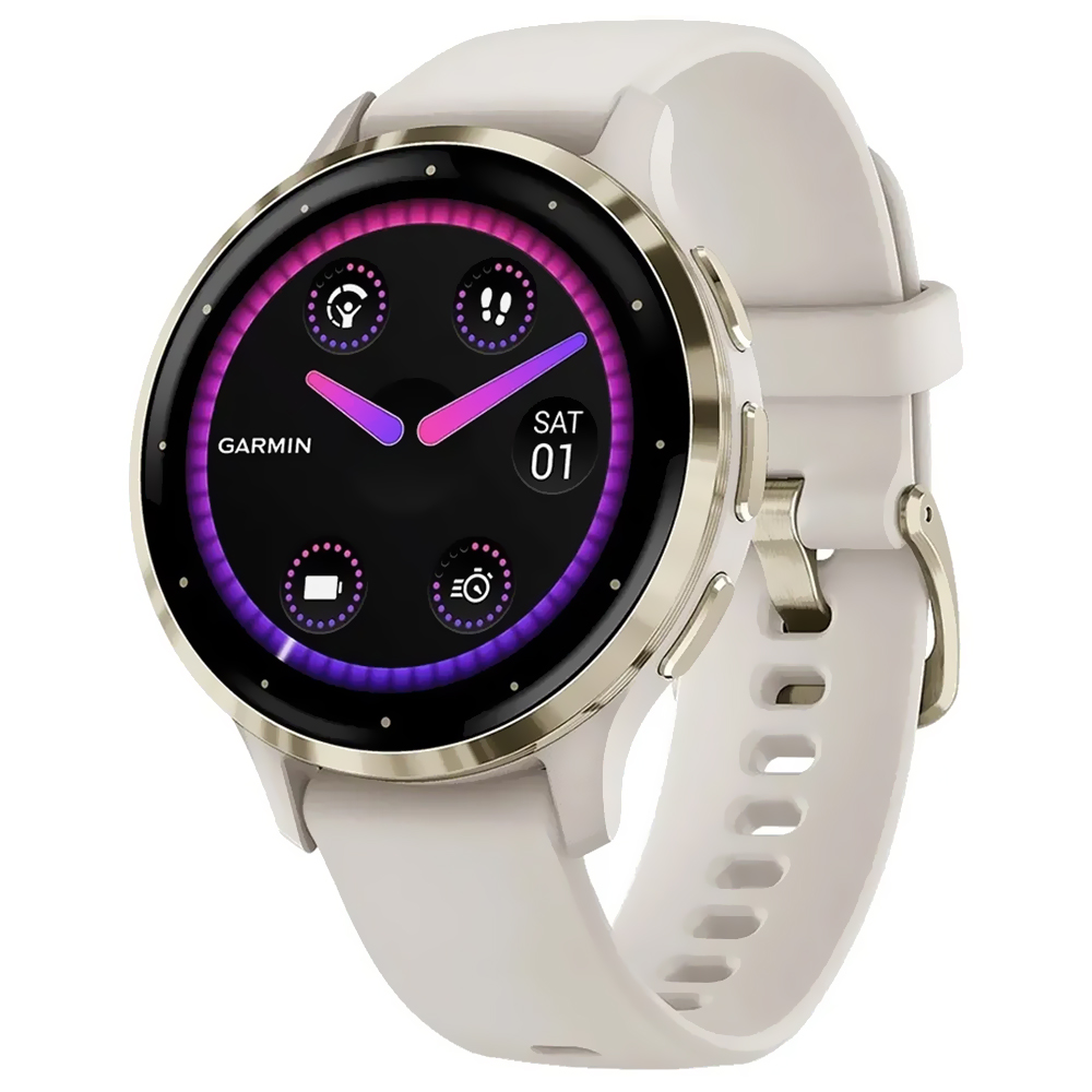 Foto do Produto Relógio Garmin Venu 3S - Ivory (010-02785-04)