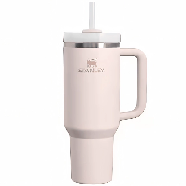 Foto do Produto Copo Térmico Stanley Quencher H2.0 Flowstate Tumbler de 1.18 Litros - Rosa Claro (S/ Caixa)