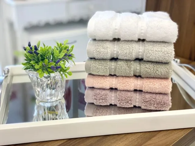 Foto do Produto BUDDEMEYER LAVABO BABY SKIN LUXUS ALGODODON CINZA CLARO