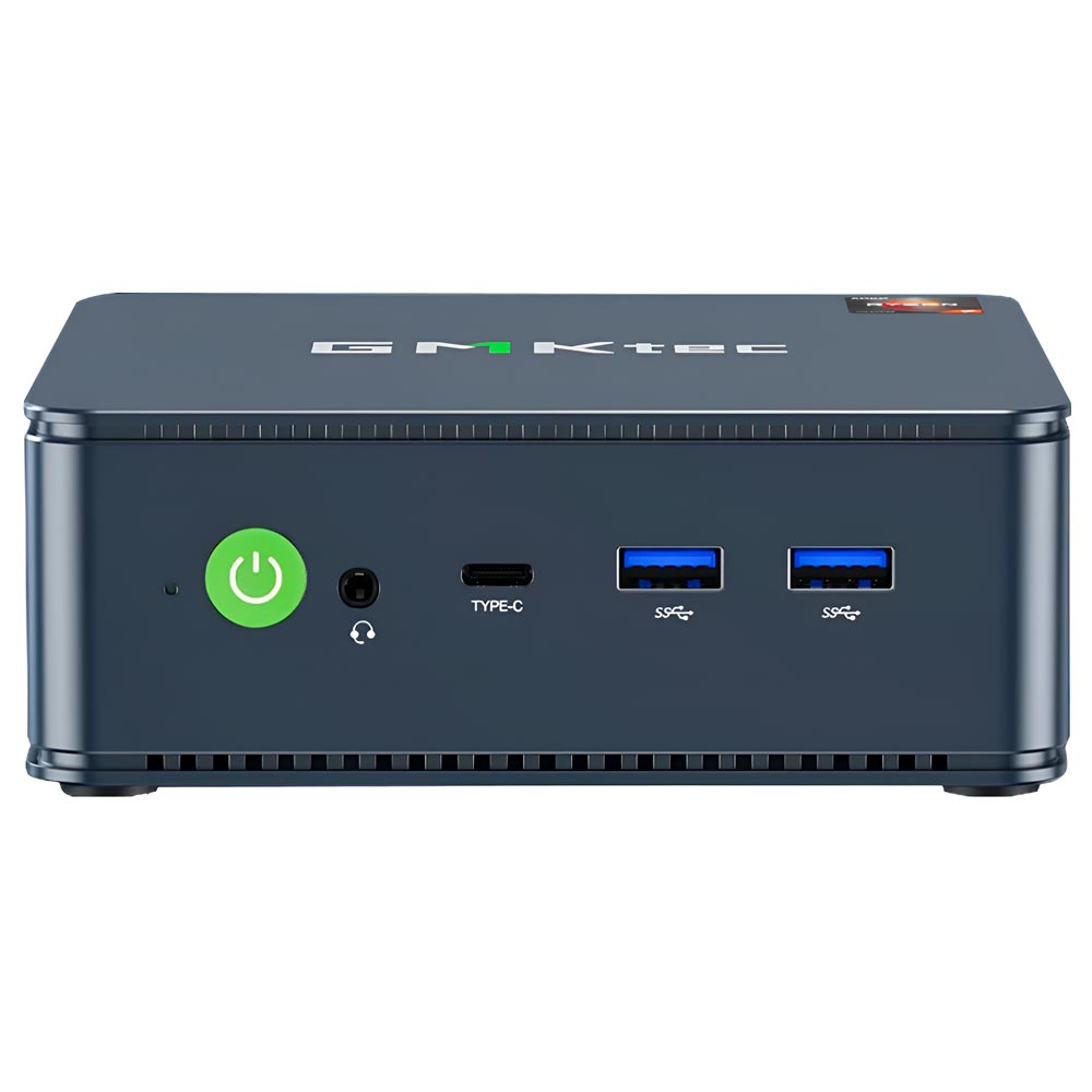Foto do Produto Mini PC GMKtec NucBox M5 - Ryzen 7 5700U 1.8GHz - 16/512GB SSD - Cinza
