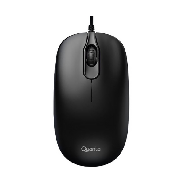 Foto do Produto Mouse Óptico Quanta QTMO10 USB 1.200 DPI - Preto