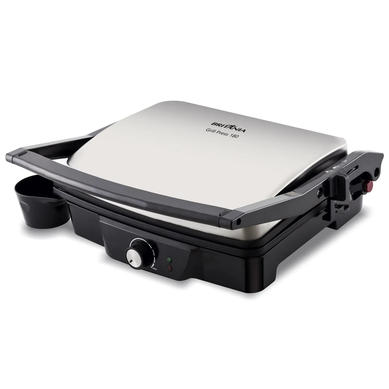 Foto do Produto Grill Britânia Press 180 Inox - 1400W - 220V - Prata