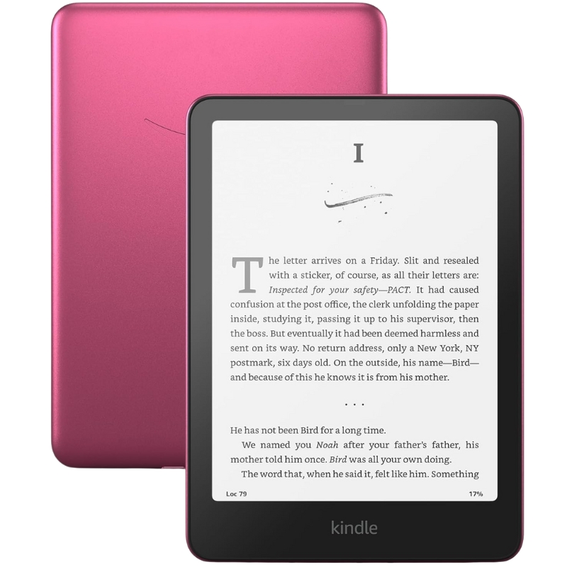 Foto do Produto E-Book Amazon Kindle Paperwhite Signature Edition (32GB) 7" 2024 - Metallic Raspberry (Caixa Feia)
