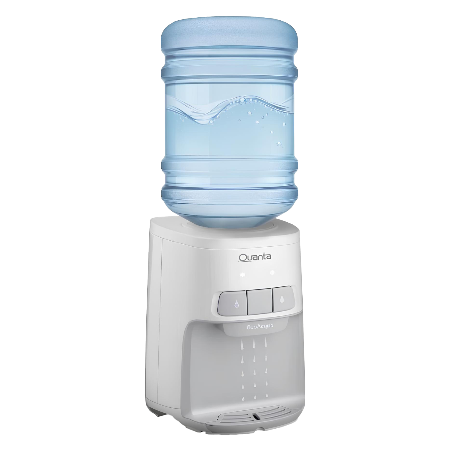 Foto do Produto Bebedouro Elétrico Quanta QTBEM65 DuoAcqua - Natural e Frio - Bivolt - Branco