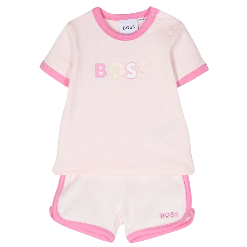 Foto do Produto CONJUNTO BOSS KIDS J98400 ROSA