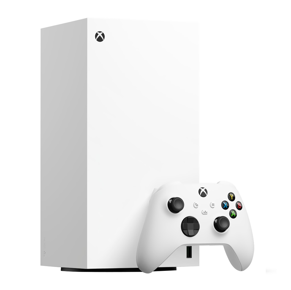 Foto do Produto Console Xbox Series X 1TB SSD / All Digital / 120FPS / Bivolt - Branco (USA)