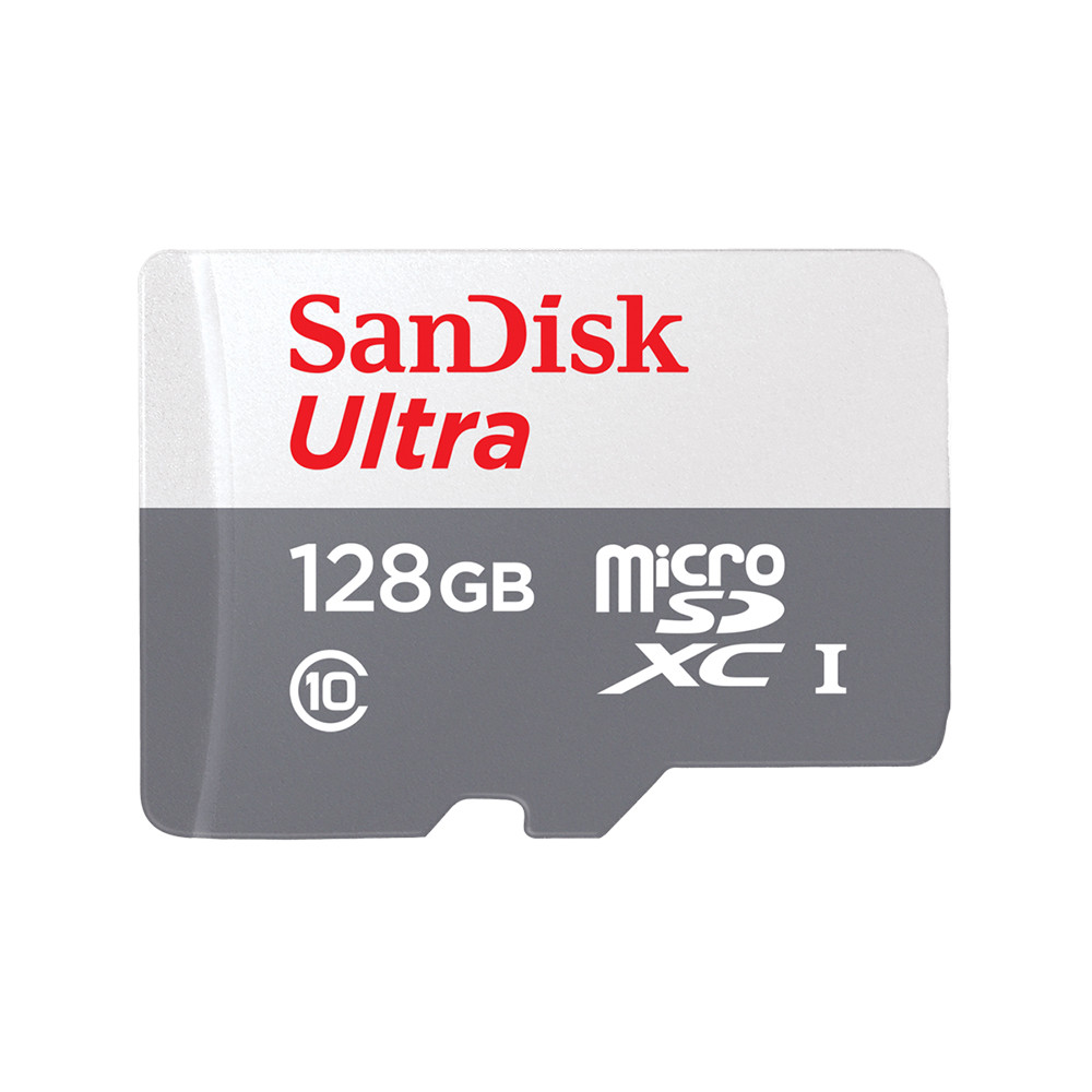 Foto do Produto Cartão de Memória SanDisk Ultra Micro SDXC 128 GB 100MB/s - SDSQUNR-128G-GN3MA