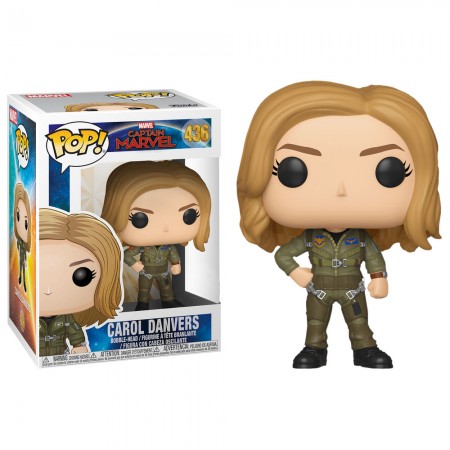 Foto do Produto FUNKO POP MARVEL CAPTAIN MARVEL CAROL DANVERS *EX* ATC 436