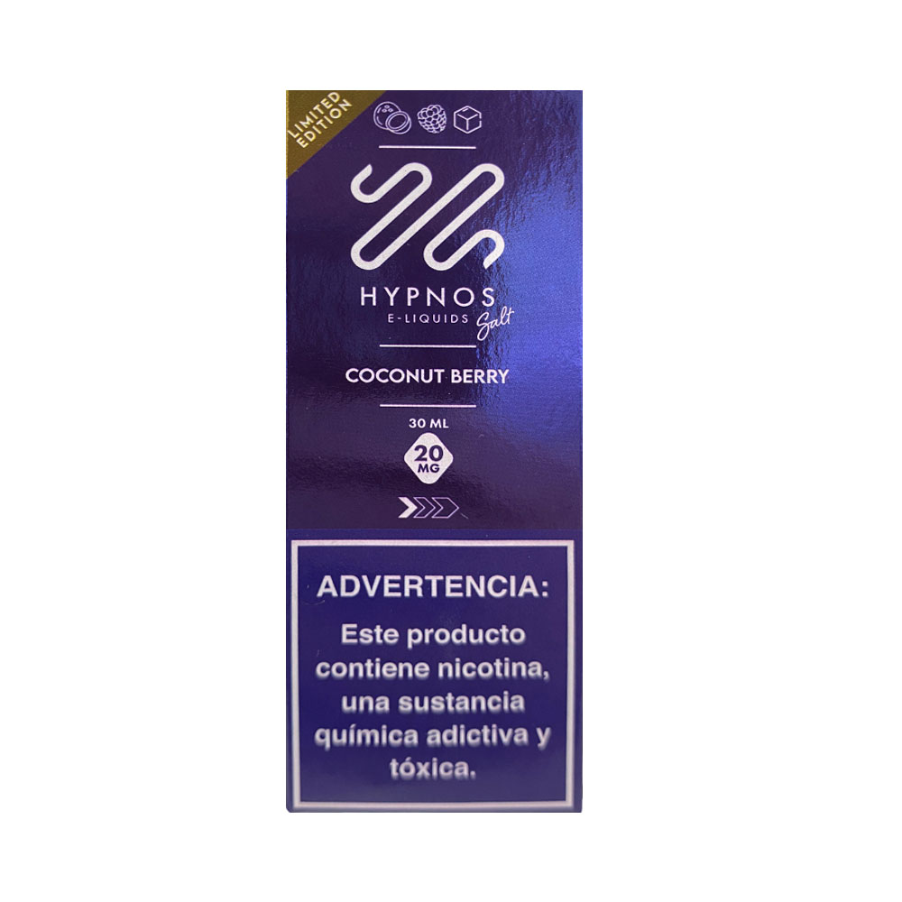 Foto do Produto ESENCIA HYPNOS NIC SALT COCONUT BERRY 20MG 30ML