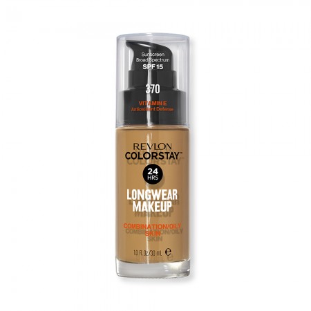 Foto do Produto Base Revlon ColorStay Longwear Makeup CombinationOily Skin 370 Medium Beige