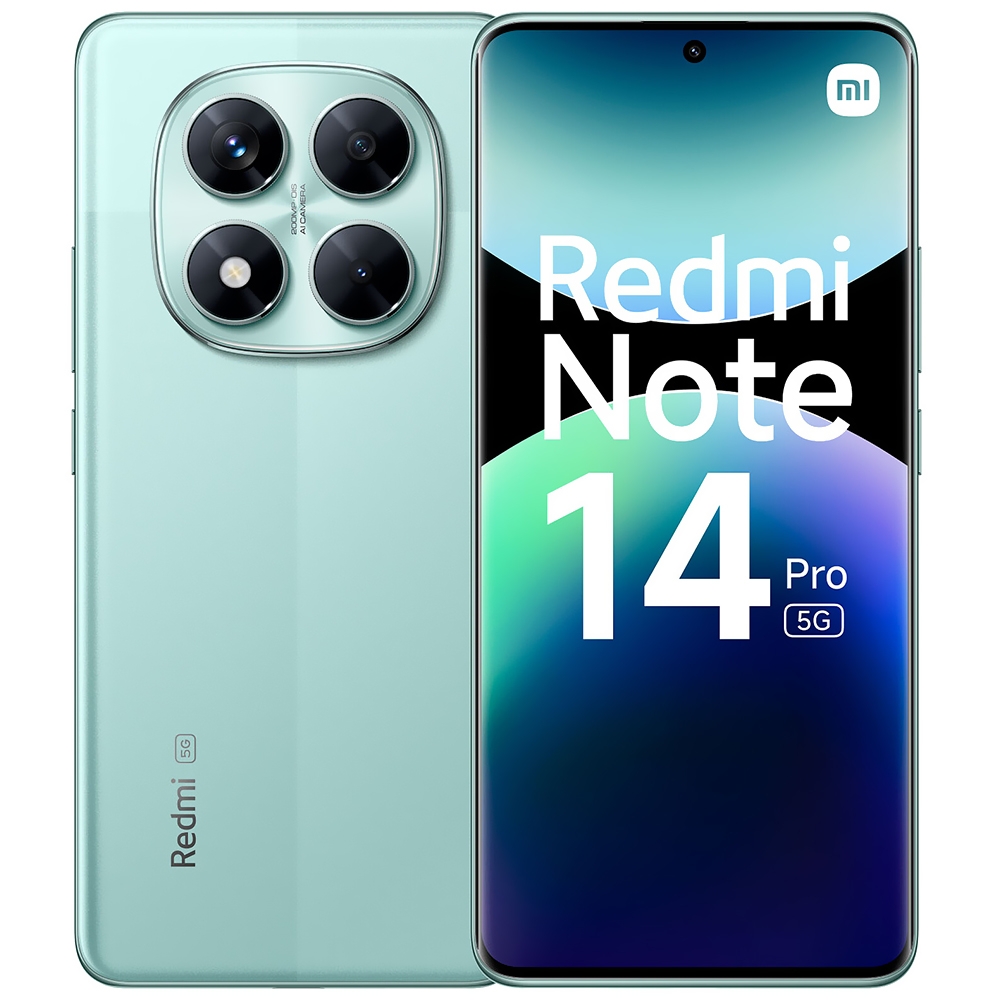 Foto do Produto Celular Xiaomi Redmi Note 14 Pro 5G - 8/256GB - 6.67'' - Dual-Sim - Coral Green