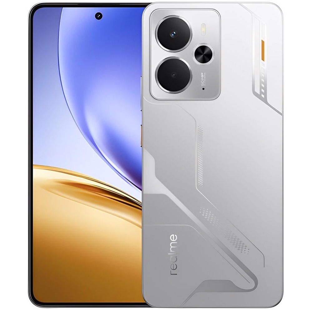Foto do Produto Smartphone realme 14 5G RMX5070(BR) Dual SIM 8GB+256GB 6.67?- Mecha Silver 631011005697