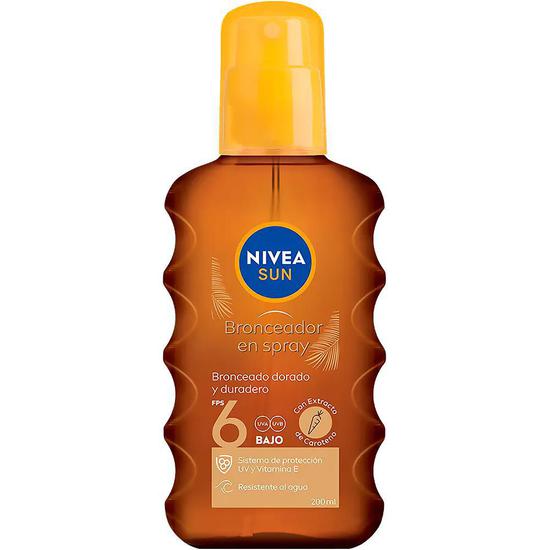 Foto do Produto Bronzeador Nivea Sun FPS 6 Spray 200ML