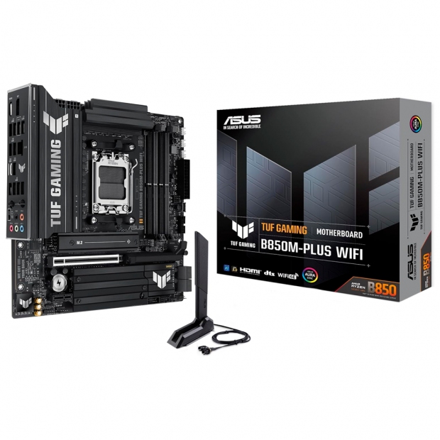 Foto do Produto MB AM5 ASUS B850M-PLUS TUF GAMING WIFI/DDR5/HDMI WIFI6E